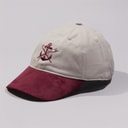 Crew Clothing Mens Microsuede Anchor Cap Cordovan