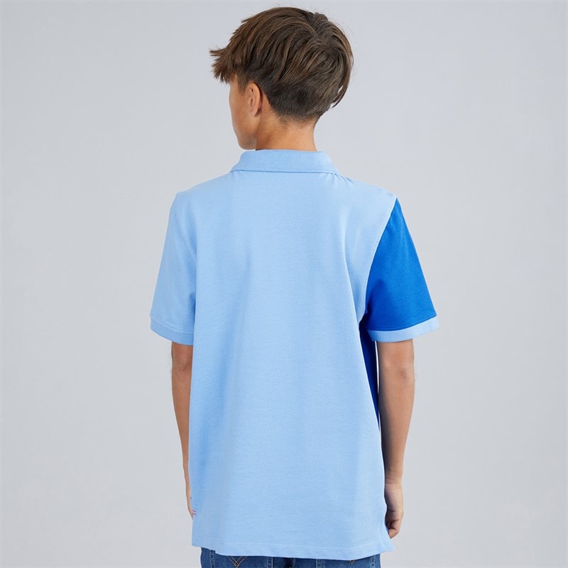Crew Clothing Boys Polo Shirt Blue Multi Bluemulti - Image 2