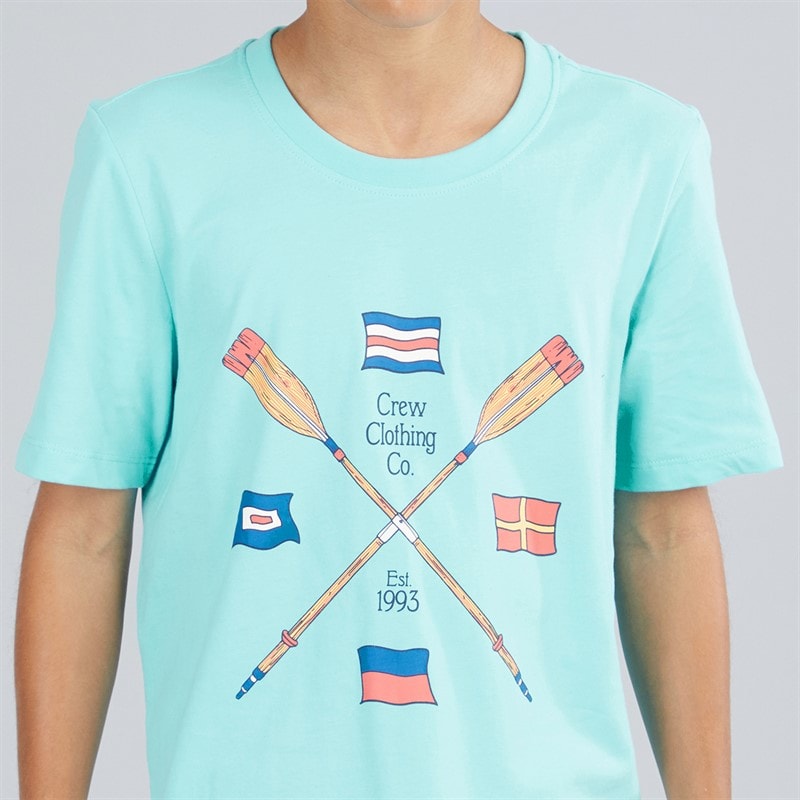Crew Clothing Boys T-Shirt Blue Flag Blueflag - Image 3