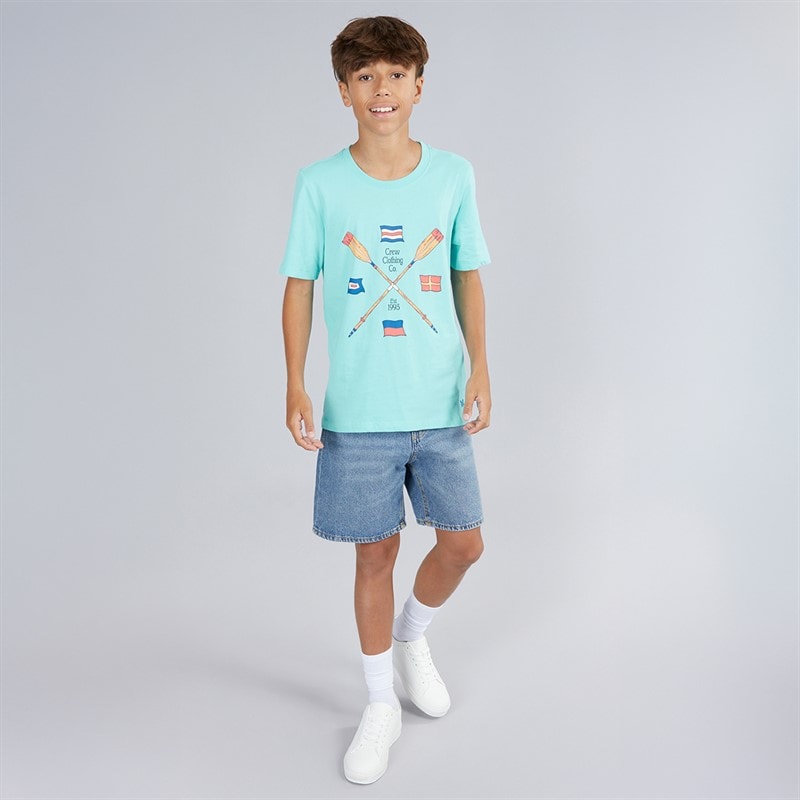 Crew Clothing Boys T-Shirt Blue Flag Blueflag - Image 4