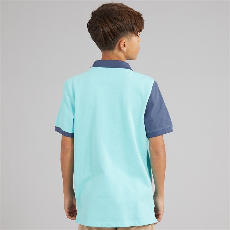 Crew Clothing Boys Polo Shirt Turq - Image 2