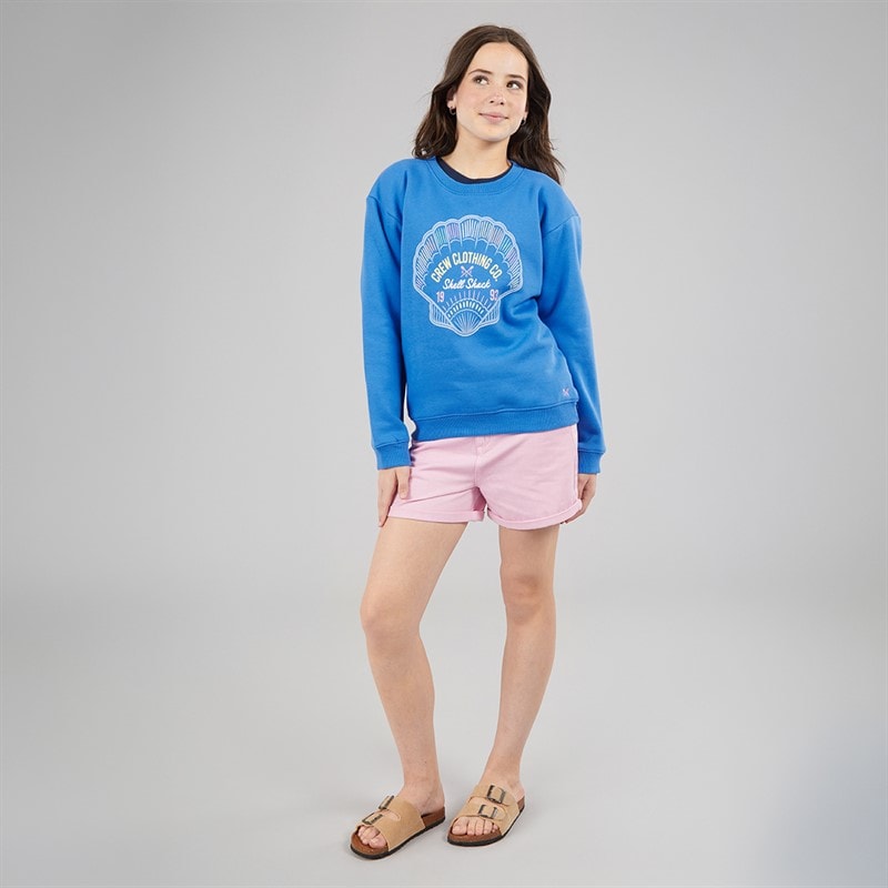 Crew Clothing Girls Sweatshirt Blue - Image 4