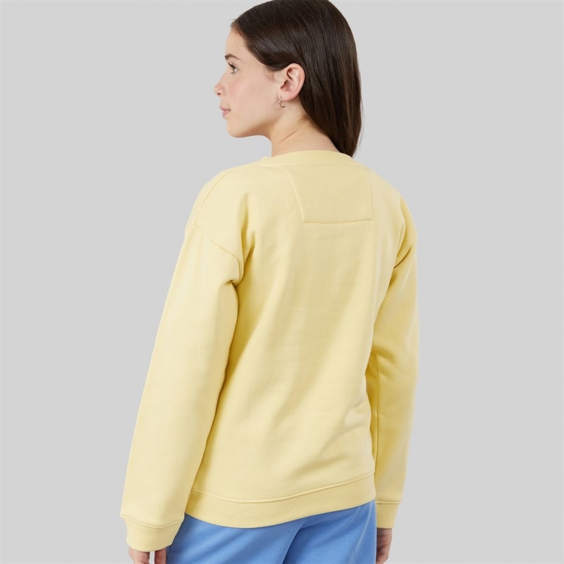 Crew Clothing Girls Sweatshirt Yellow - Image 2