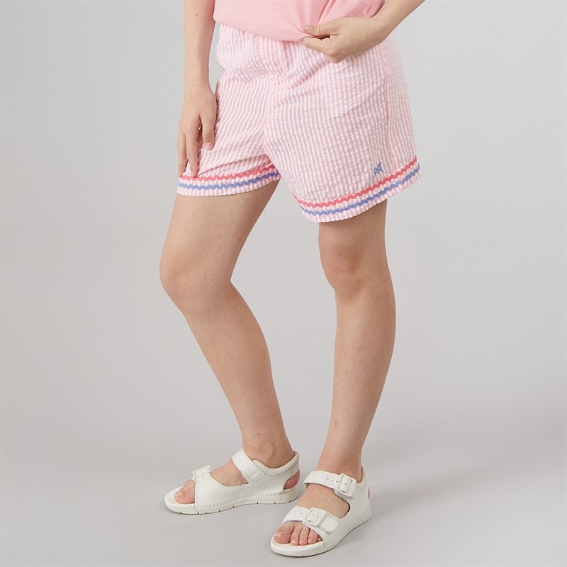 Crew Clothing Girls Paperbag Shorts Light Pink Ltpink