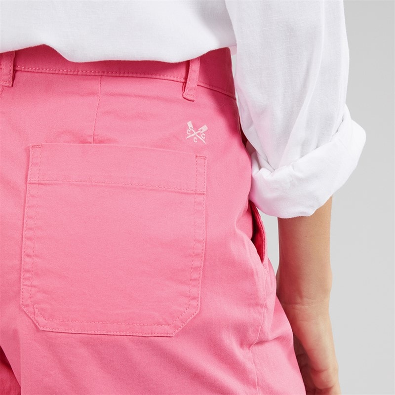 Crew Clothing Womens Chino Shorts Azalpink - Image 3