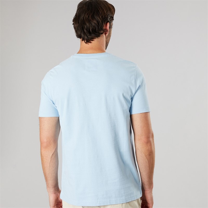 Crew Clothing Mens Round Neck T-Shirt Blue Bell - Image 2
