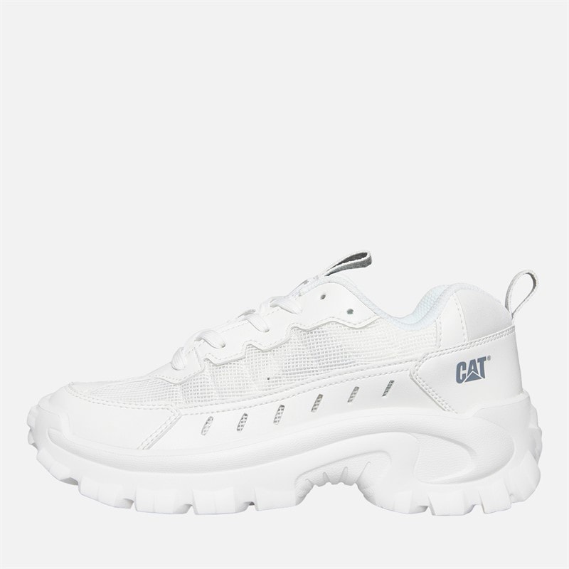 Caterpillar Mens Intruder Lite Vent Shoes Bright White - Image 1