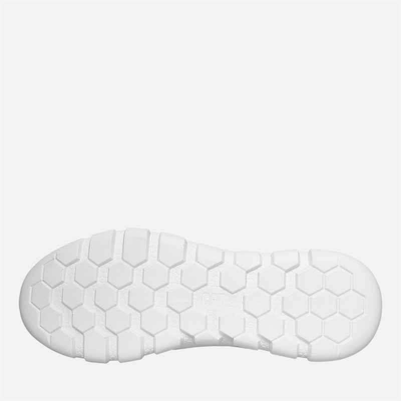 Caterpillar Mens Hex Lite Vent Shoes Bright White - Image 2