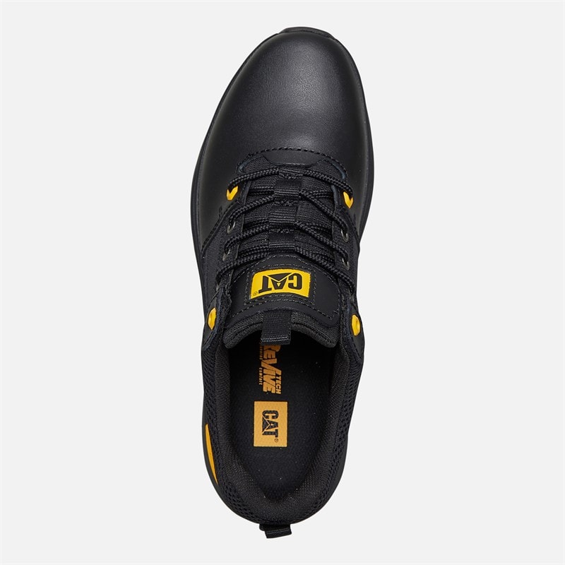 Caterpillar Mens Colorado Lo Shoes Black/Cat Yellow - Image 4