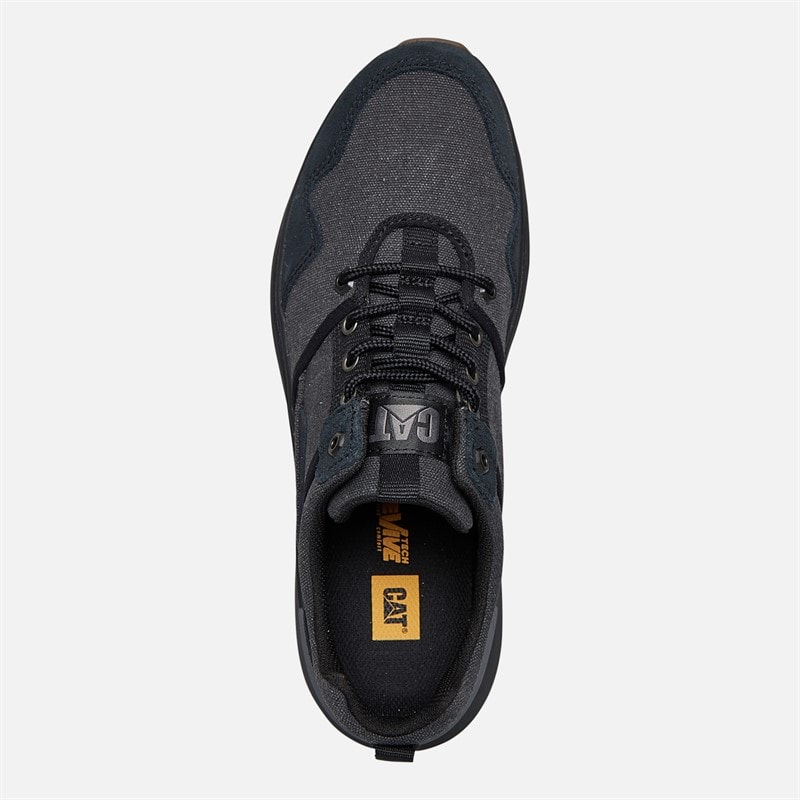 Caterpillar Mens Colorado Lo Canvas Shoes Black - Image 4