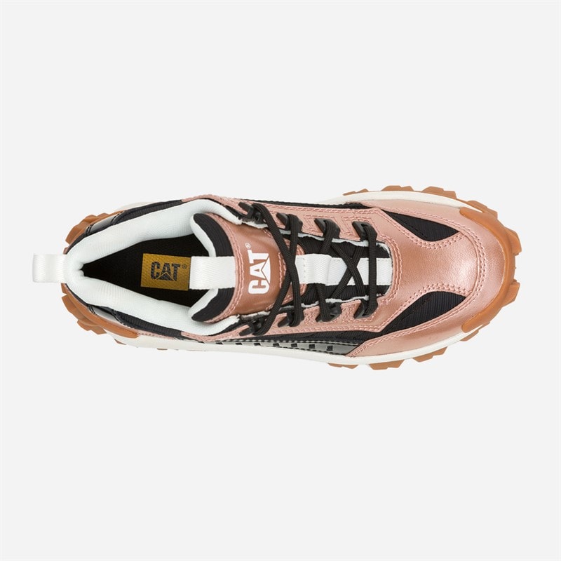 Caterpillar Womens Intruder Trainers Rose Gold - Image 4