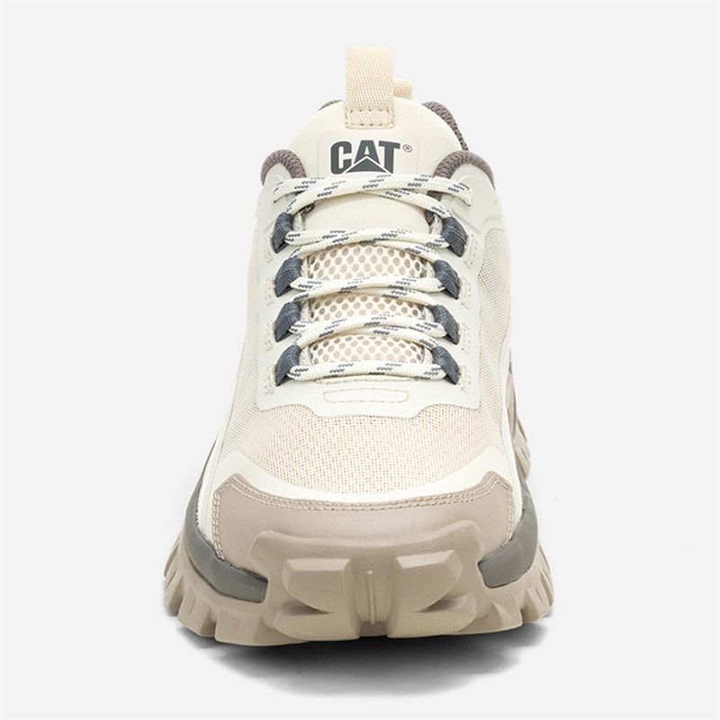 Caterpillar Mens Intruder Lightning Mesh Trainers Simply Taupe - Image 3