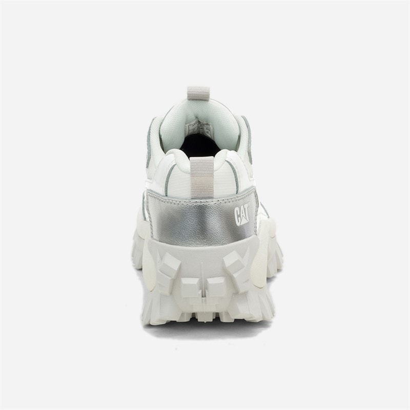 Caterpillar Womens Intruder Trainers Silver - Image 4