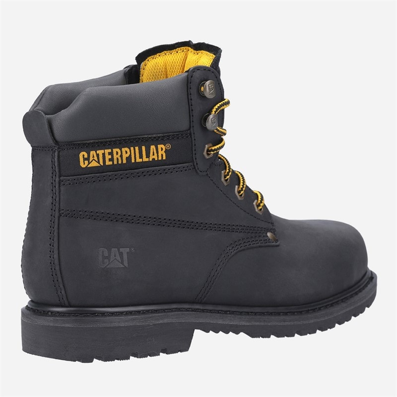 Caterpillar Mens Powerplant Sb Safety Boots Black Nubuck - Image 3