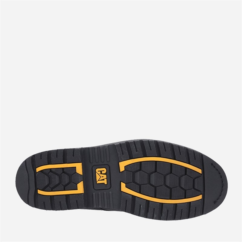 Caterpillar Mens Powerplant Sb Safety Boots Black Nubuck - Image 4