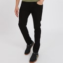 Crosshatch Mens Buraca Slim Fit Jeans Washed Black