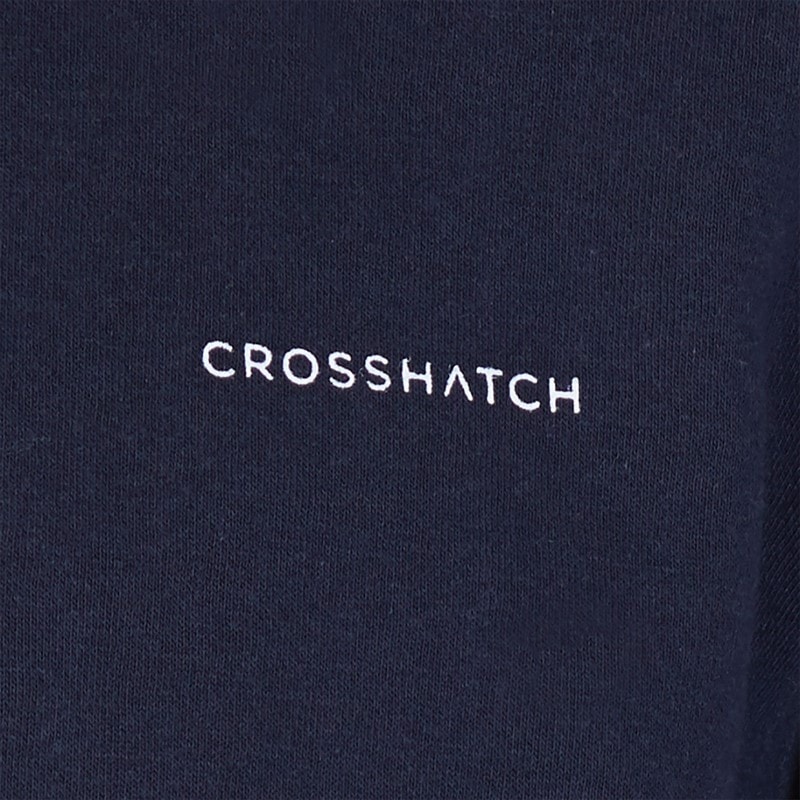 Crosshatch Mens Chelmere Hoodie And Joggers Set Navy - Image 3