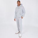 Crosshatch Mens Hoodie And Joggers Set Grey Marl