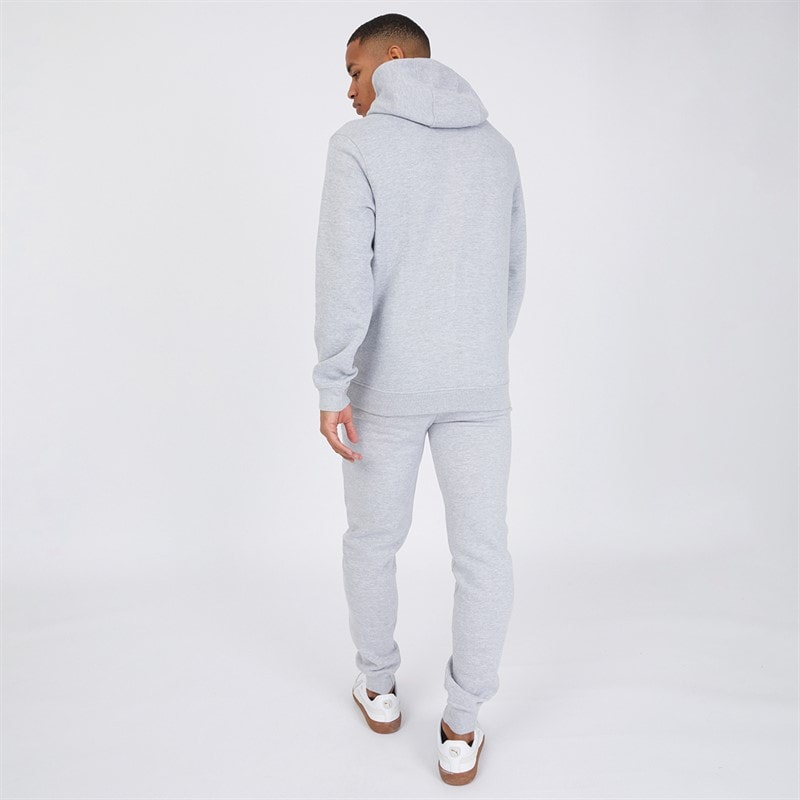 Crosshatch Mens Hoodie And Joggers Set Grey Marl - Image 2
