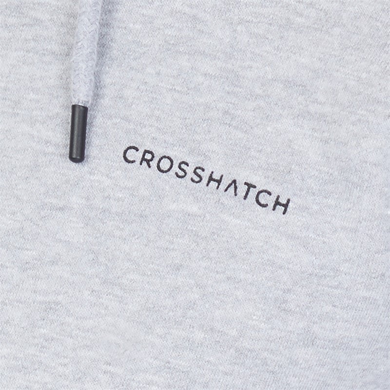 Crosshatch Mens Hoodie And Joggers Set Grey Marl - Image 3