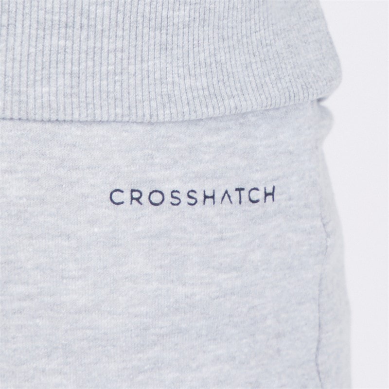 Crosshatch Mens Hoodie And Joggers Set Grey Marl - Image 5