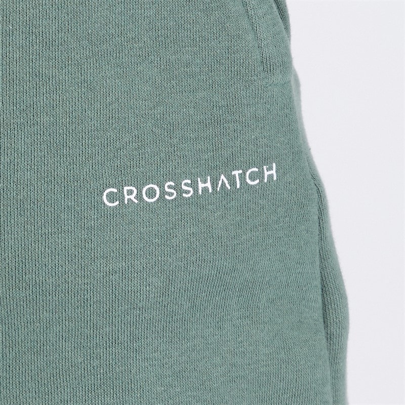 Crosshatch Mens Chelmere Hoodie And Joggers Set Dark Khaki - Image 5