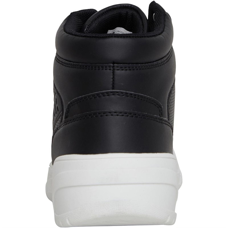 Crosshatch Mens Arialva High Top Trainers Black - Image 3