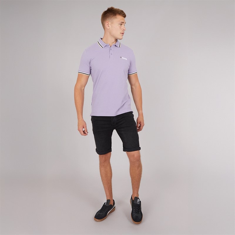 Crosshatch Mens Tadcaster Mens Denim Shorts Black - Image 4