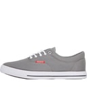 Crosshatch Mens Airwalk Canvas Pumps Grey