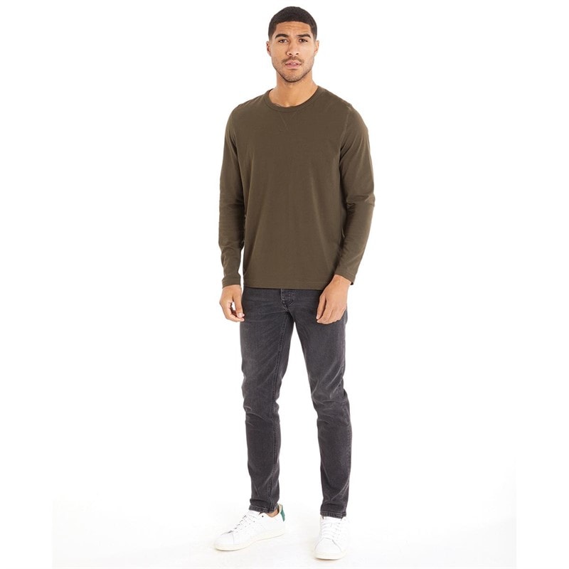 Crosshatch Mens Malcolm Slim Fit Jeans Black - Image 4