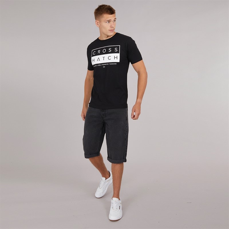 Crosshatch Mens Nero Five Pack T-Shirts Assorted - Image 2