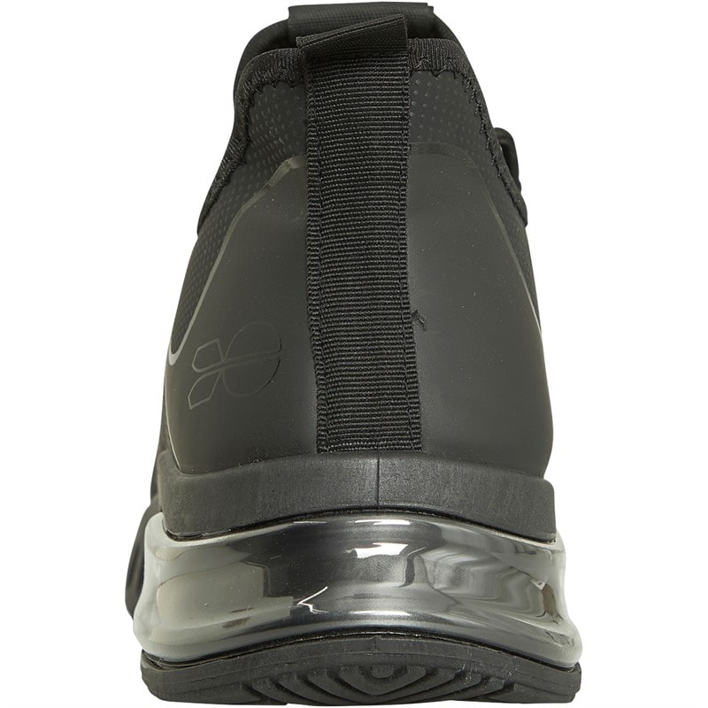 Crosshatch Mens Clarington Trainers Black/Blue - Image 3