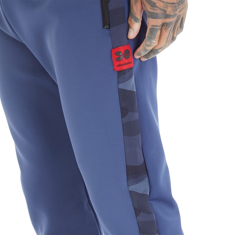 Crosshatch Mens Brickmoore Tracksuit Blue Indigo - Image 4