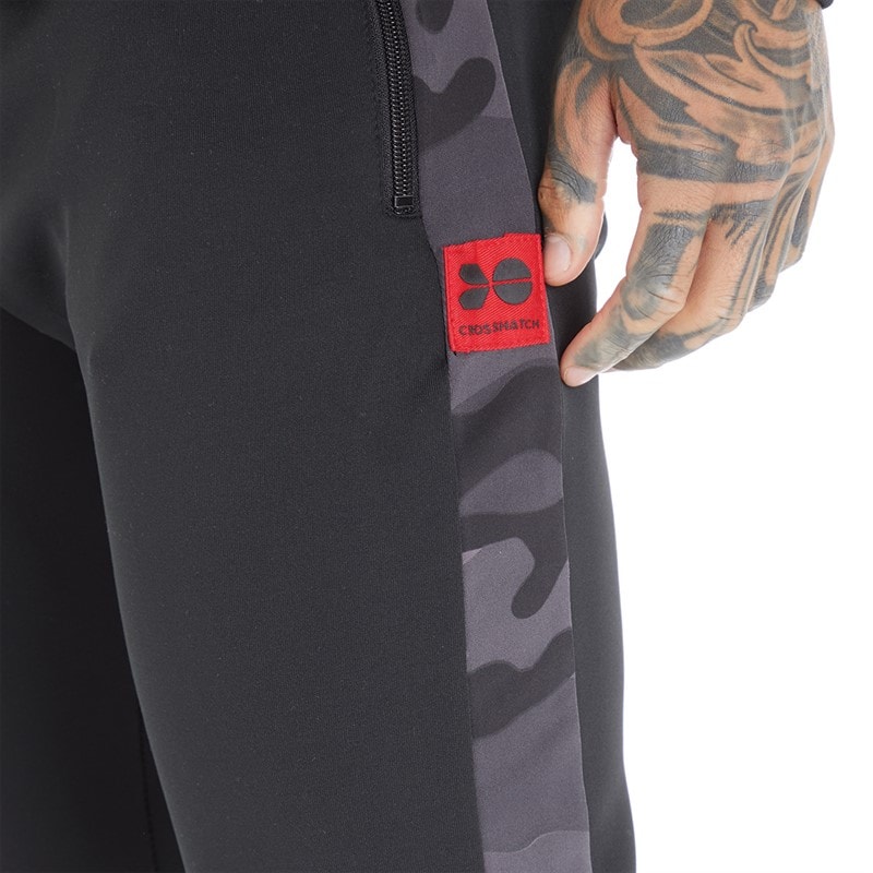 Crosshatch Mens Brickmoore Tracksuit Black - Image 4