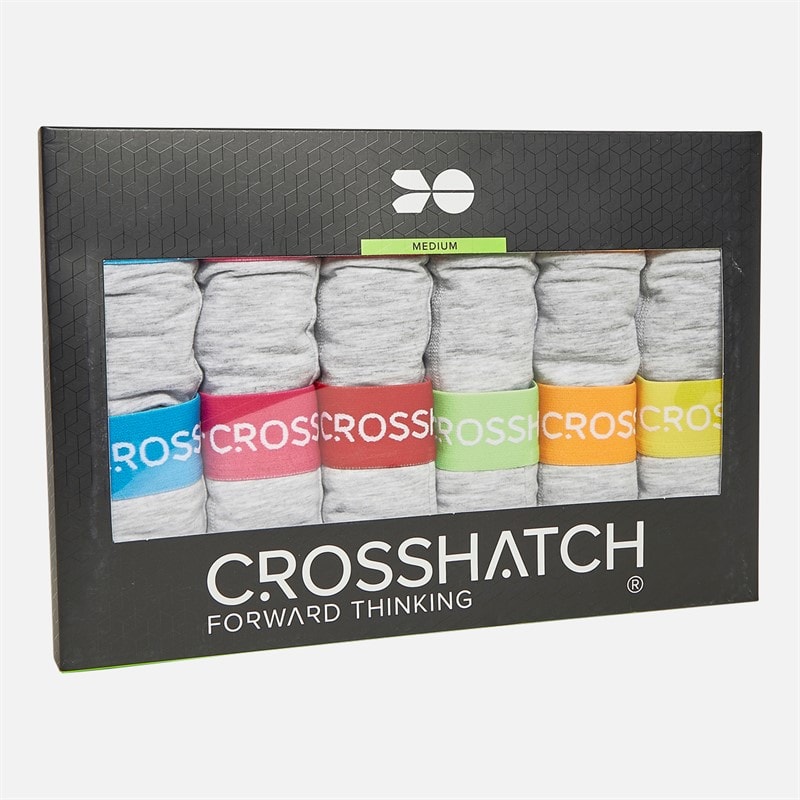 Crosshatch Mens Astral Twelve Pack Boxers Grey Marl - Image 2