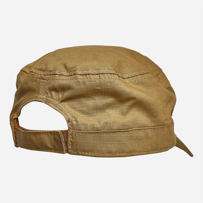 Crosshatch Mens Military Style Hat Tan - Image 2