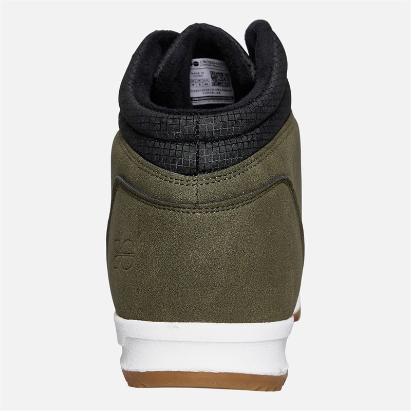 Crosshatch Mens Fordbliss Boots Black/Dark Olive - Image 3