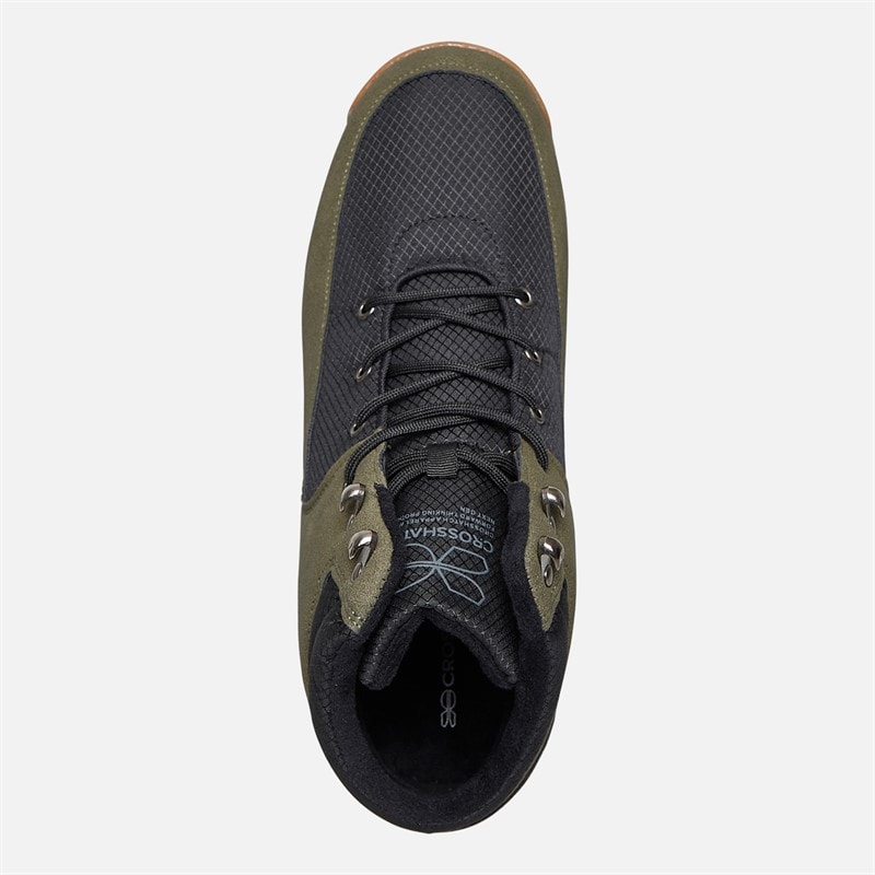 Crosshatch Mens Fordbliss Boots Black/Dark Olive - Image 4