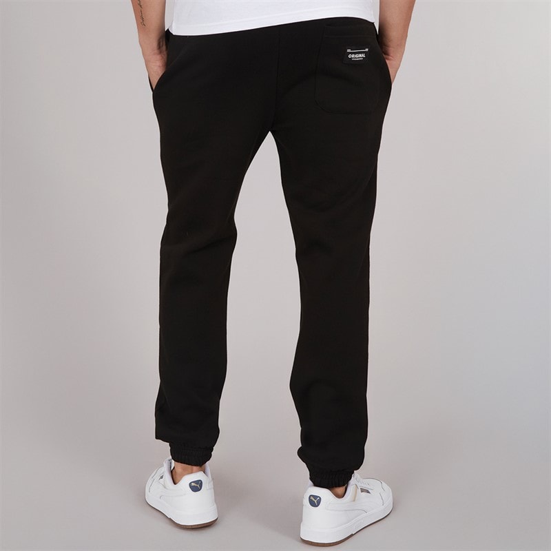 Crosshatch Mens Jamals Joggers Black - Image 2