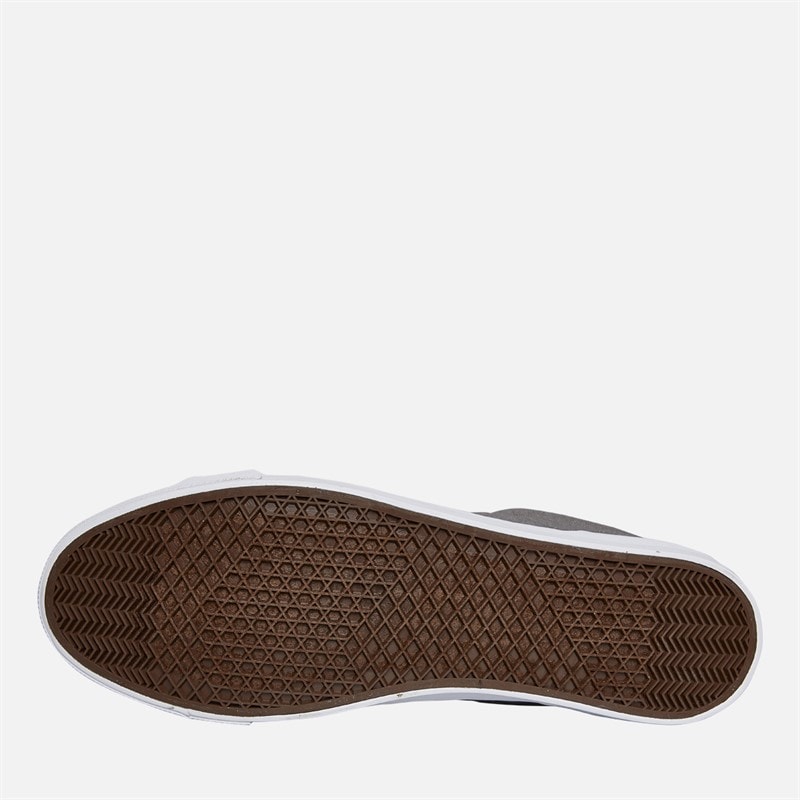 Crosshatch Mens Huseby Canvas Pumps Charcoal - Image 2