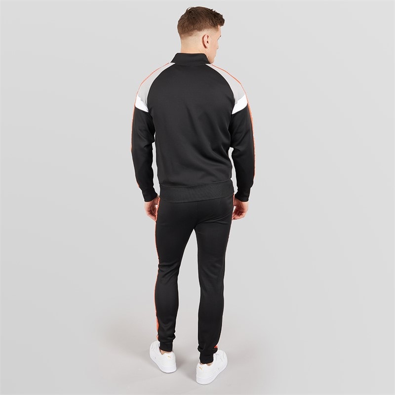 Crosshatch Mens Casatrack Tracksuit Black - Image 2