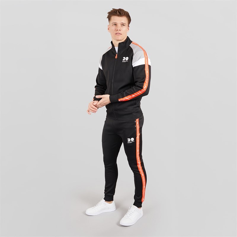 Crosshatch Mens Casatrack Tracksuit Black - Image 4