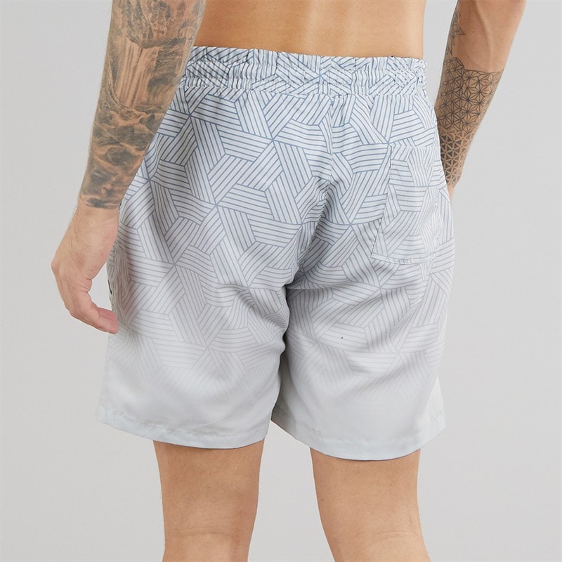 Crosshatch Mens Layotta Swim Shorts Denim Blue - Image 2