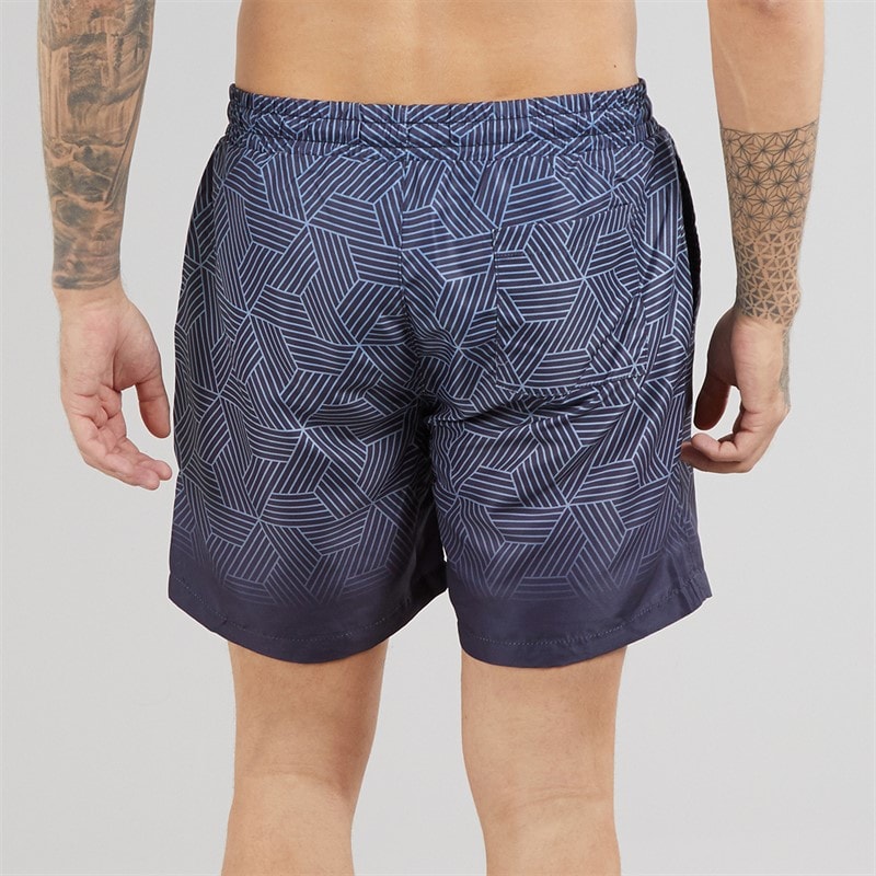 Crosshatch Mens Layotta Swim Shorts Navy - Image 2