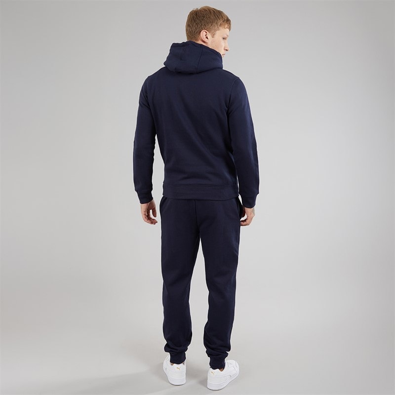 Crosshatch Mens Chelmere Hoodie And Joggers Set Navy - Image 2