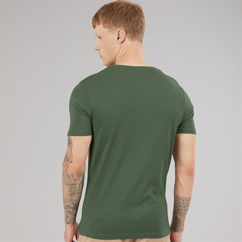 Crosshatch Mens Utilate T-Shirt Olive - Image 2