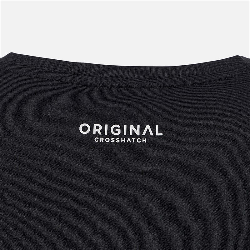 Crosshatch Mens Traptons T-Shirt Black - Image 2