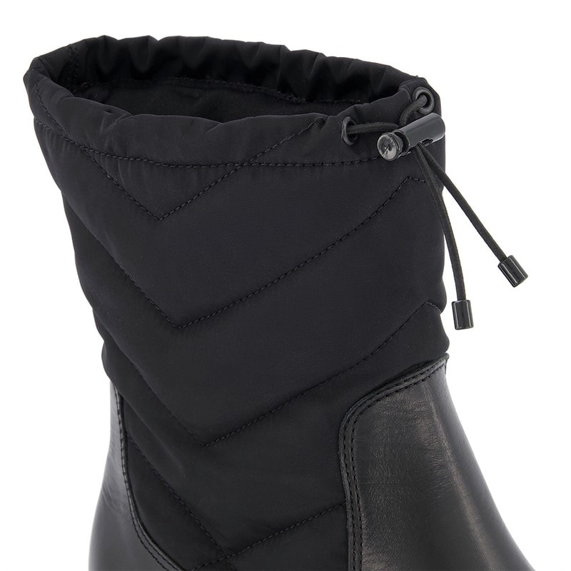 Dune Womens Prove Padded Ankle Boots Black Synthetic - Image 2