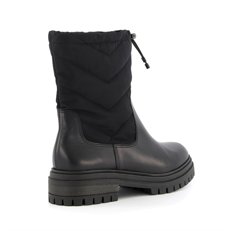 Dune Womens Prove Padded Ankle Boots Black Synthetic - Image 3