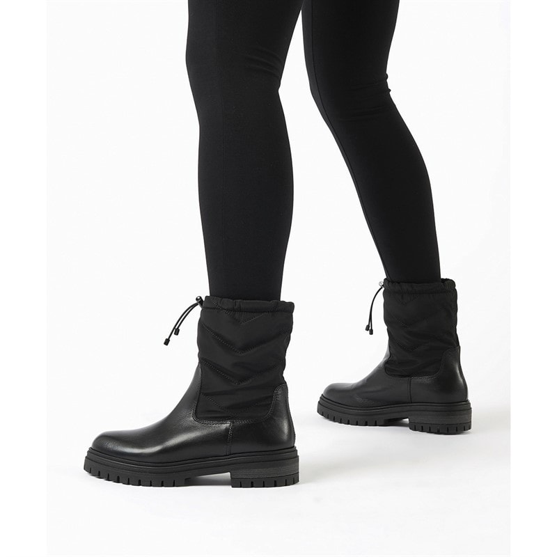 Dune Womens Prove Padded Ankle Boots Black Synthetic - Image 5